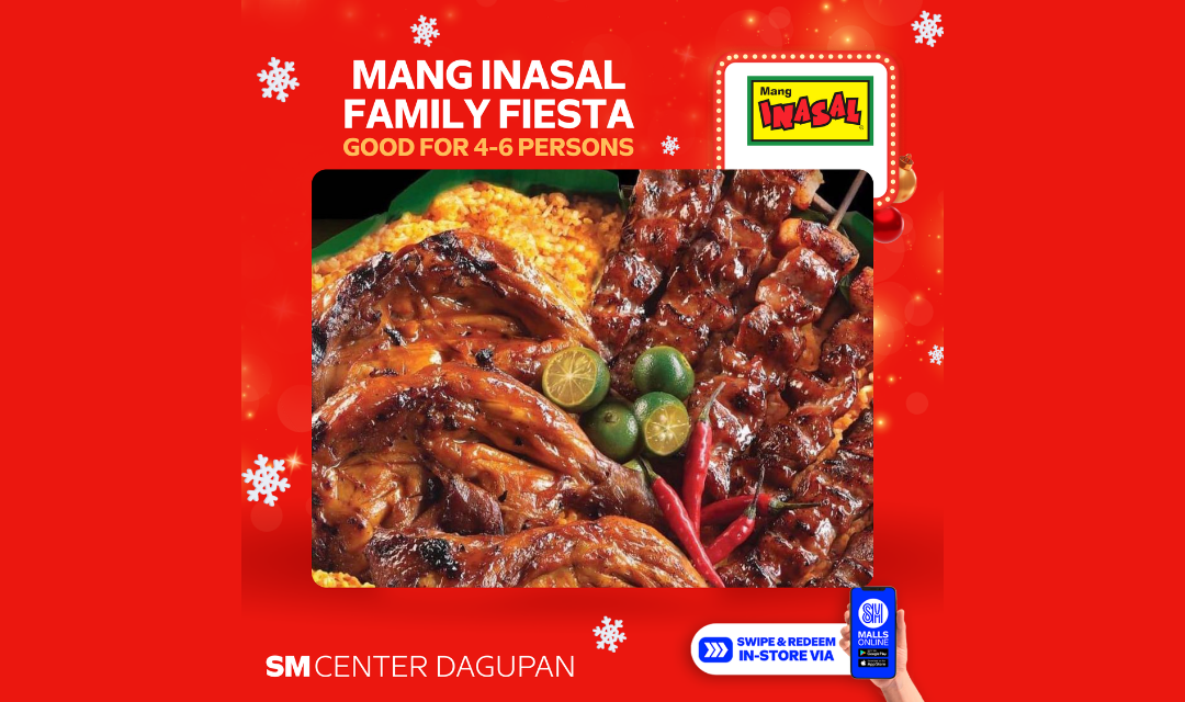 Visit SM Center Dagupan and Enjoy Mang Inasal's Family Fiesta Meal!