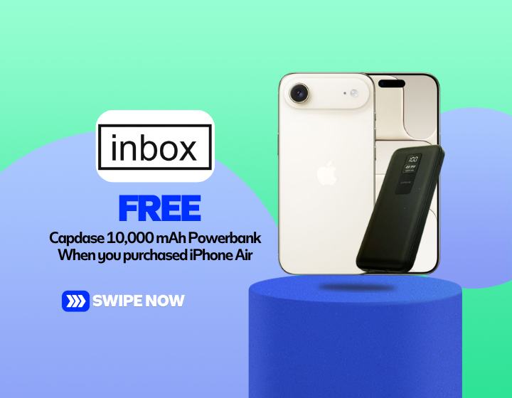 FREE Capdase 10,000 mAh Powerbank When you purchased iPhone Air