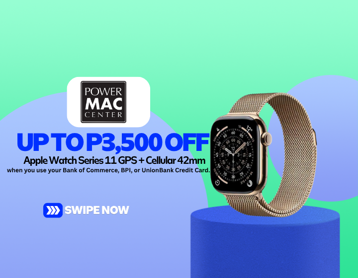 UP TO P3,500 OFF on Apple Watch Series 11 GPS + Cellular 42mm