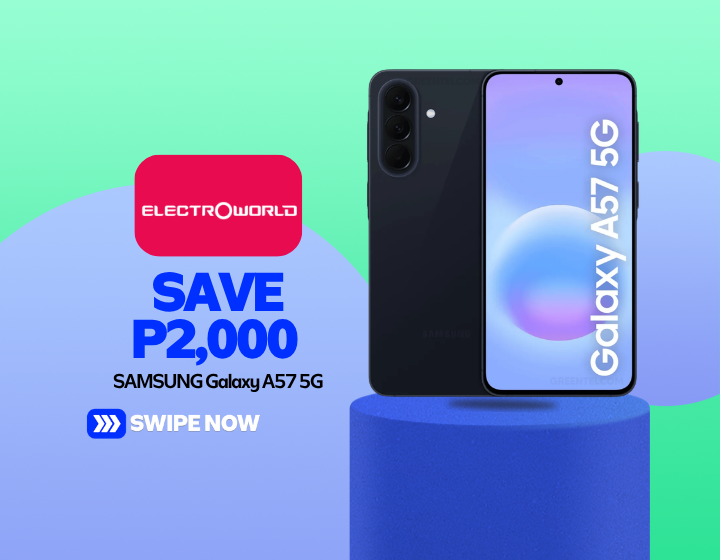 SAVE P2,000 on SAMSUNG Galaxy A57 5G
