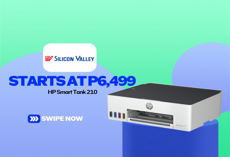 HP Smart Tank 210 starts at P6,499