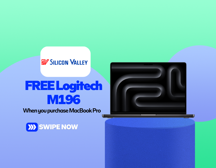 FREE Logitech M196 When you purchase MacBook Pro