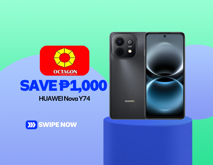 Save ₱1,000 on HUAWEI  Nova Y74