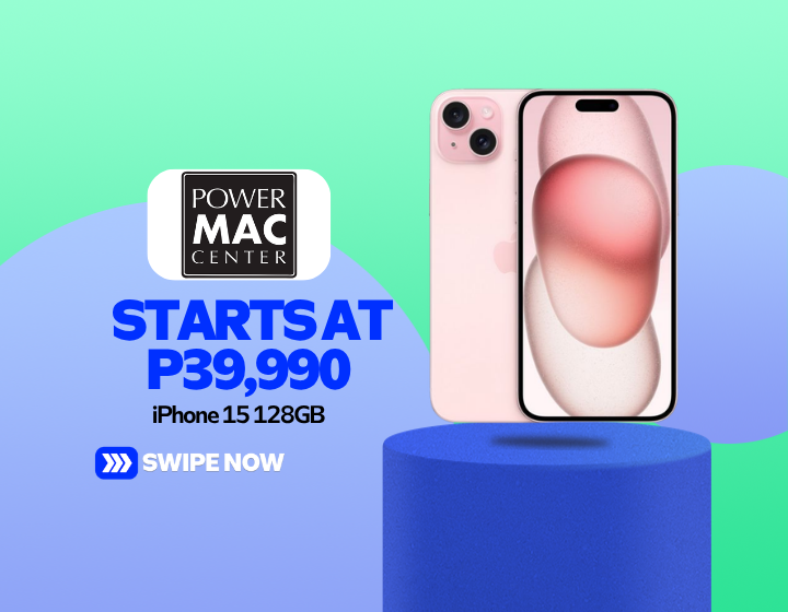 iPhone 15 128GB Starts at P39,990
