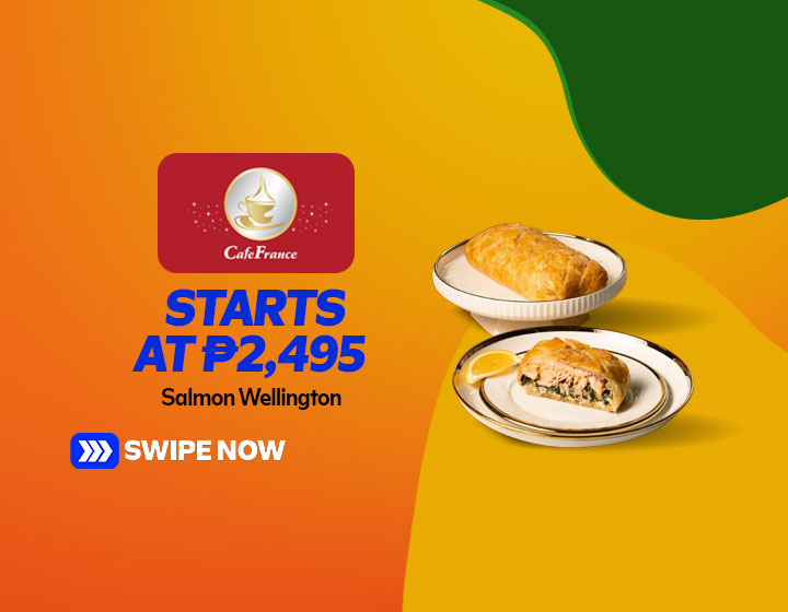Salmon Wellington starts at P2,495