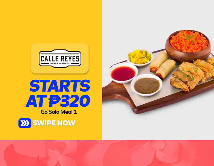 Go Solo Meal 1 starts at P320
