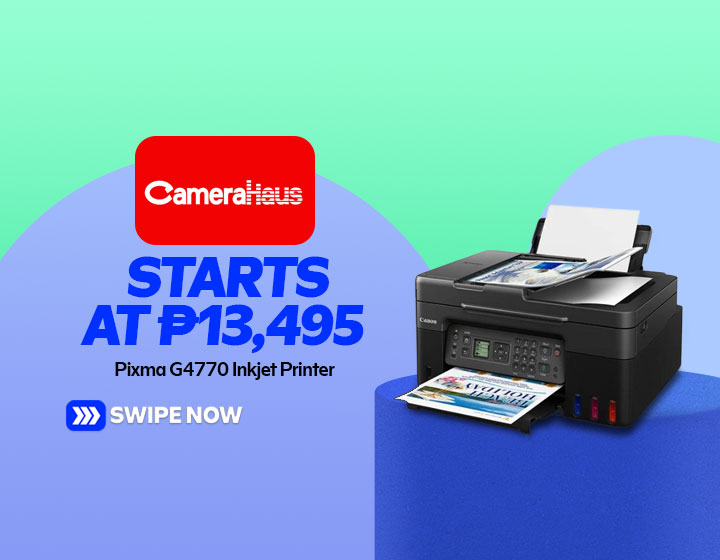 PIXMA G4770 Inkjet Printer starts at P13,495