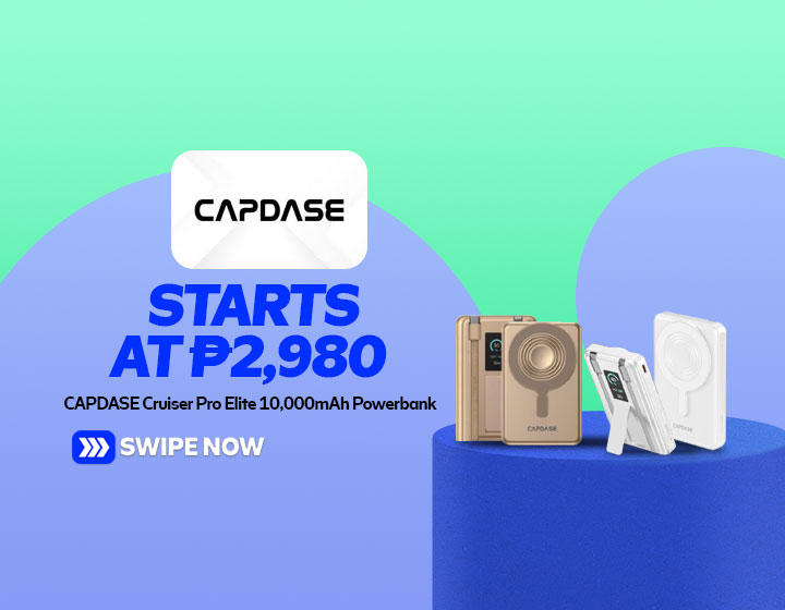 CAPDASE Cruiser Pro Elite 10,000mAh Powerbank starts at P2,980
