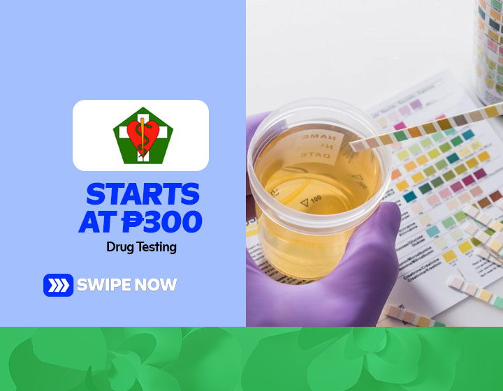 Drug Testing starts at P300