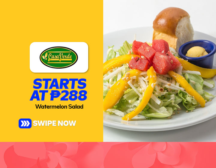 Watermelon Salad starts at P288