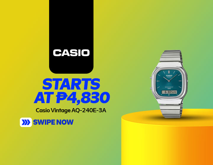 CASIO Vintage AQ-240E-3A starts at P4,830