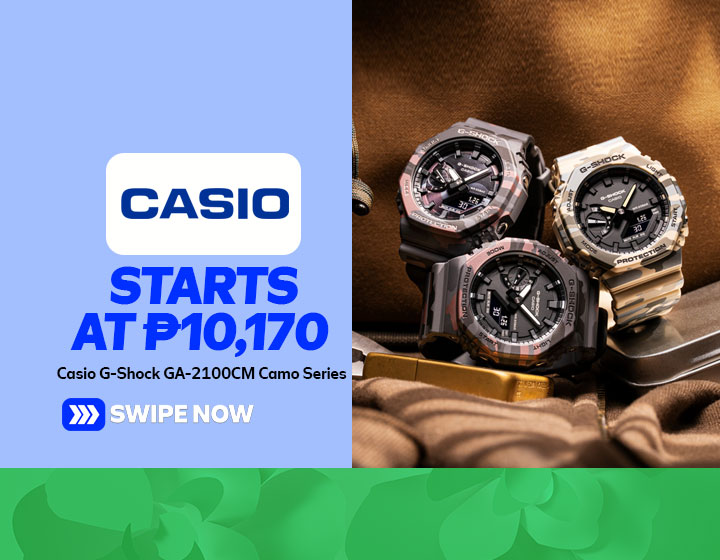 Casio G-Shock GA-2100CM Camo Series starts at P10,170