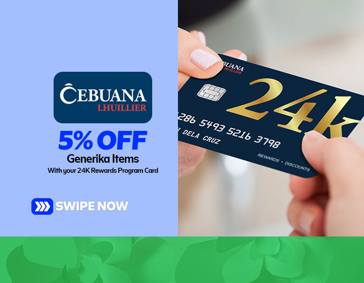 5% Discount at Generika for 24k Rewards Program Members