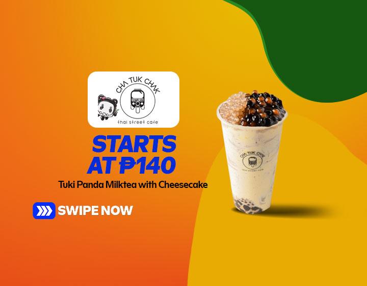 Tuki Panda Milk Tea with Cheesecake starts at P140