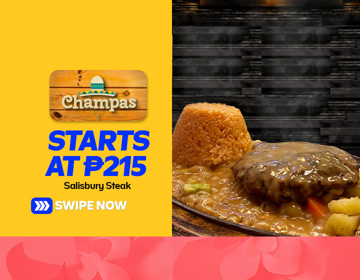 Salisbury Steak starts at P215