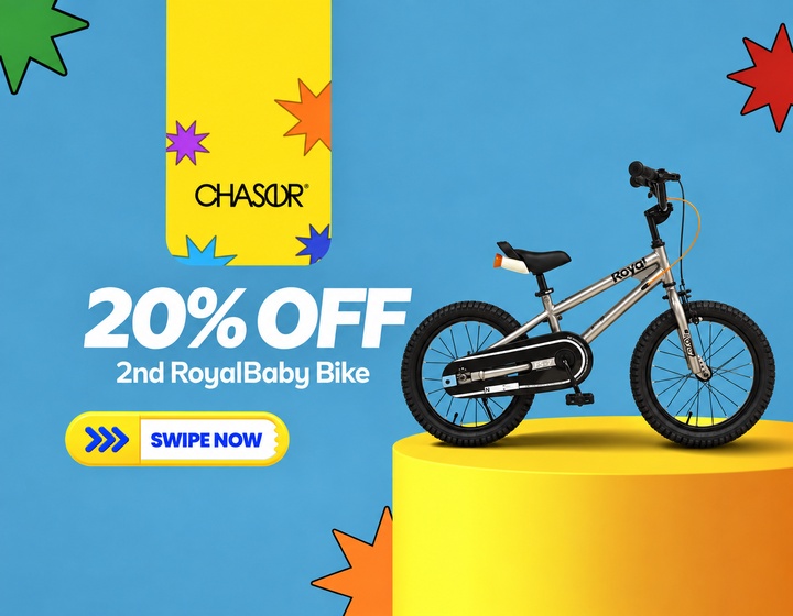 Get Your 2nd RoyalBaby Bike at 20% OFF at Chaser