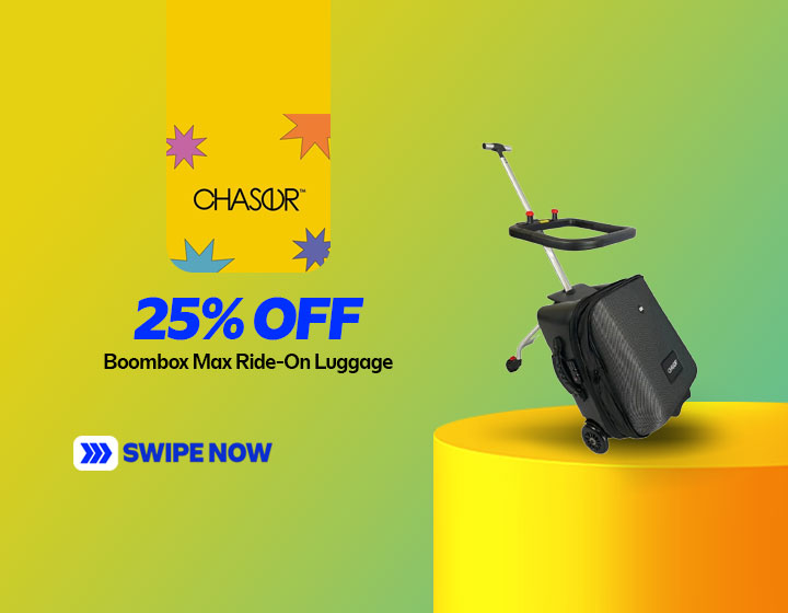 Enjoy 25% Off on Boombox Max Ride-On Luggage