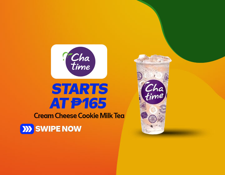 Cream Cheese Cookie Milk Tea start at P165