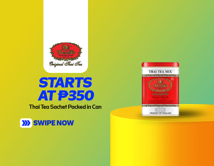 Thai Tea Mix (Original) Sachet Packed in Can starts at P350