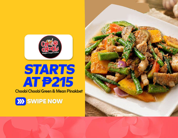 Choobi Choobi’s Green & Mean Pinakbet starts at P215