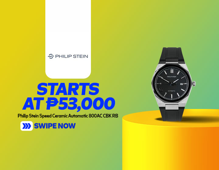 Philip Stein Speed Ceramic Automatic 800AC.CBK.RB starts at P53,000 