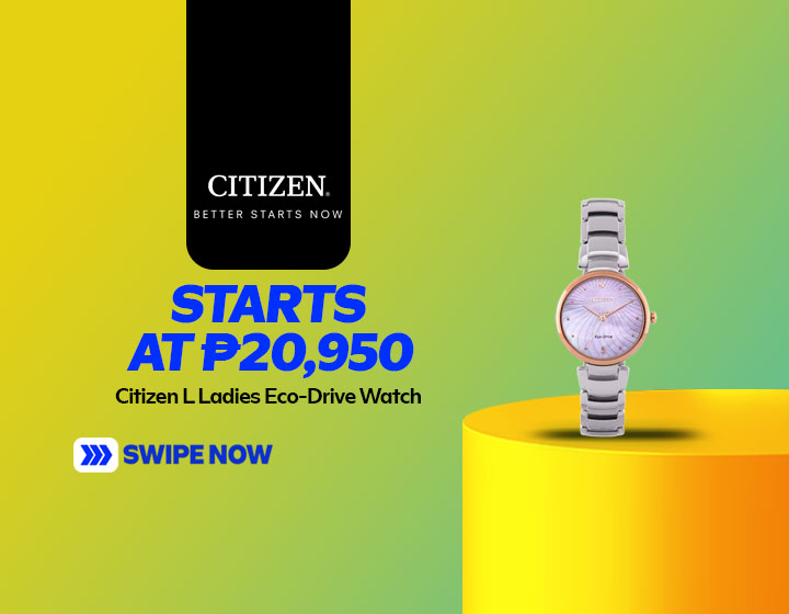 Citizen L Ladies Eco-Drive Watch EM0854-89Y starts at P20,950