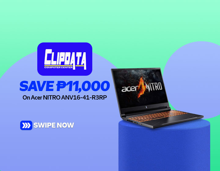 Save P11,000 on Acer NITRO ANV16-41-R3RP with Freebies