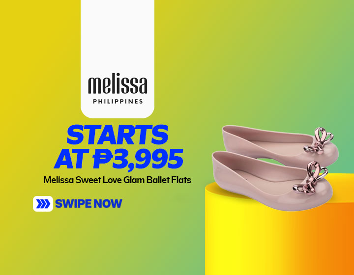 Melissa Sweet Love Glam Ballet Flats start at P3,995