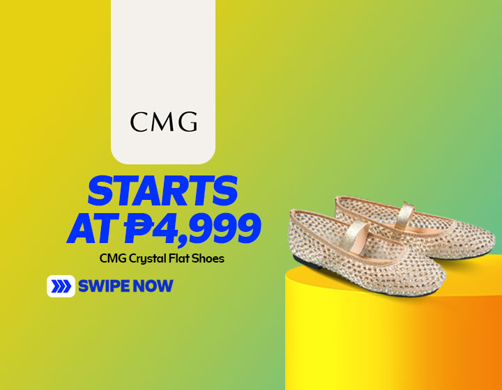 CMG Crystal Flat Shoes start at P4,999
