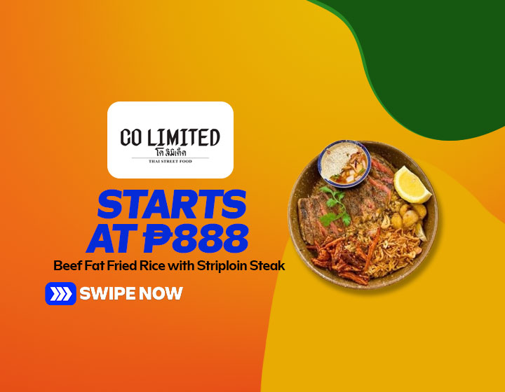 Beef Fat Fried Rice with Striploin Steak starts at P888