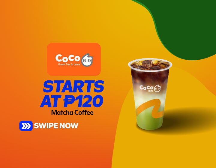 Matcha Coffee starts at P120