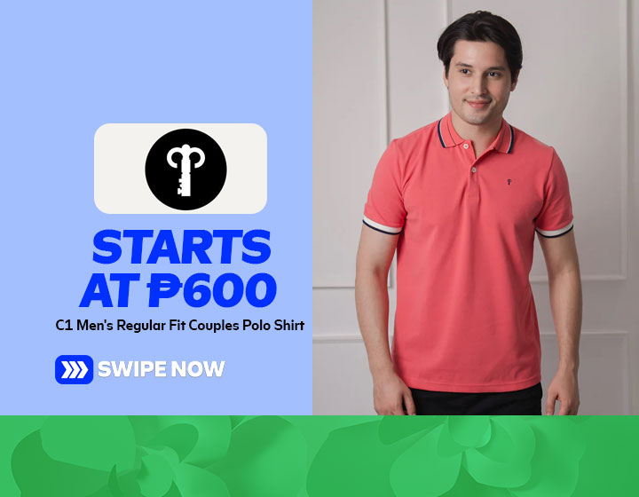 C1 Men's Regular Fit - Couples Polo Shirt starts at P600