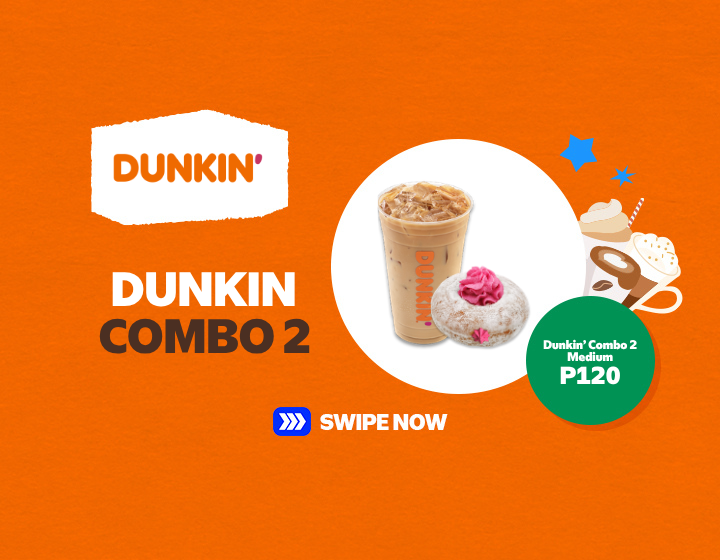 Dunkin Combo 2 for only P120