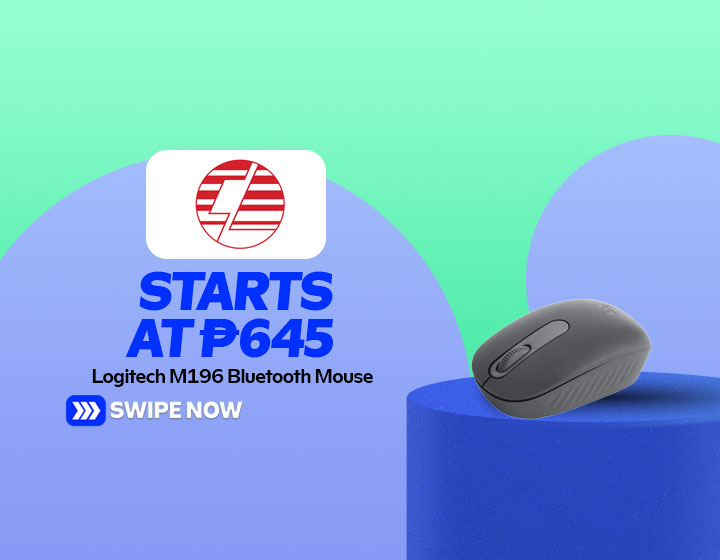 Logitech M196 Bluetooth Mouse starts at P645