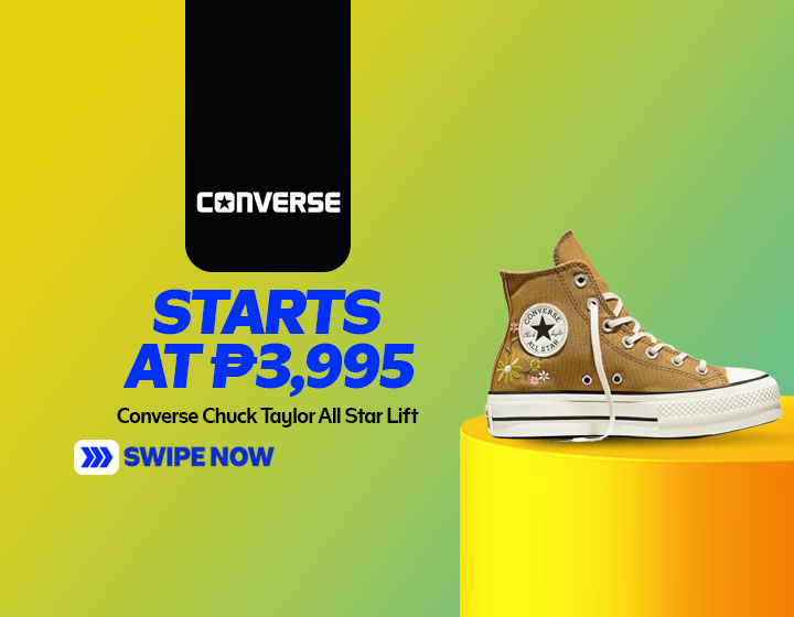 Converse Chuck Taylor All Star Lift starts at P3,995