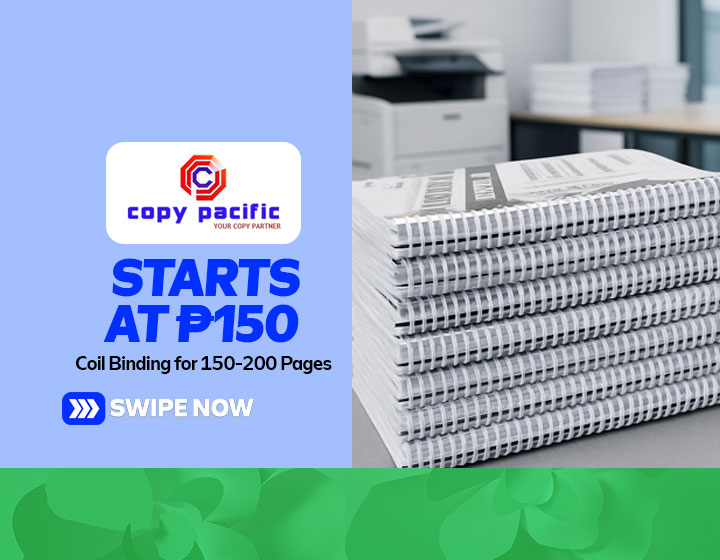 Coil Binding for 150-200 Pages starts at P150