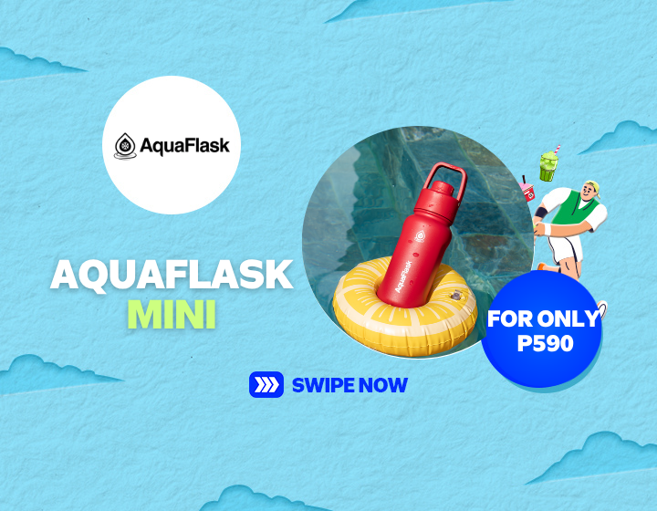 GRAB YOUR AQUAFLASK MINI COLLECTION 7oz INSULATED BOTTLE FOR ONLY ₱590