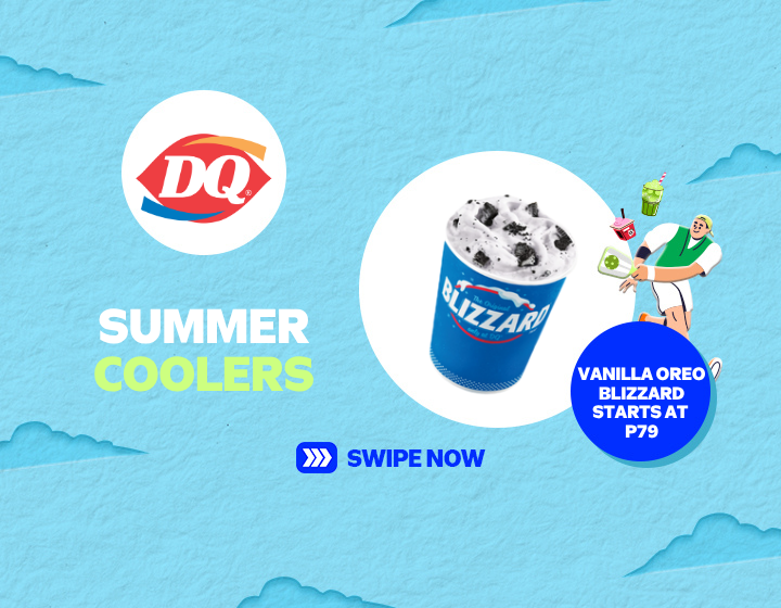 Dairy Queen Vanilla Oreo Blizzard Starts at P79