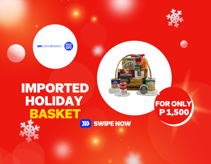 SM Supermarket Imported Holiday Basket for only P 1,500