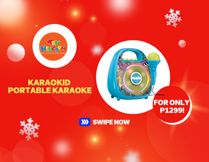 TOY KINGDOM I KARAOKID PORTABLE KARAOKE FOR ONLY P1299!