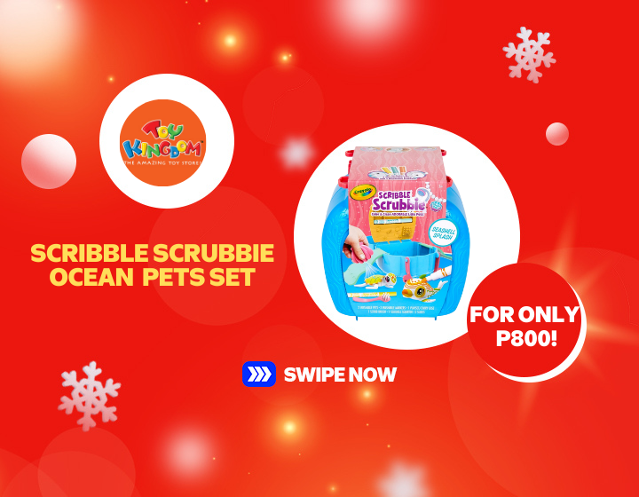 TOY KINGDOM I SCRIBBLE SCRUBBIE OCEAN PETS SET FOR ONLY P800!