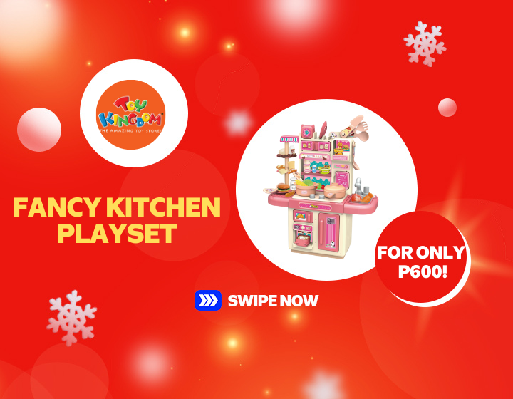 TOY KINGDON I FANCY KITCHEN PLAYSET FOR ONLY P600!