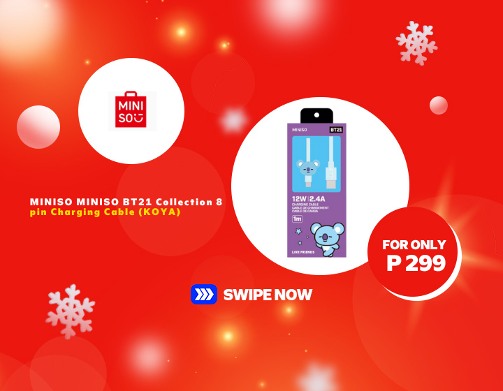 MINISO BT21 Collection 8 pin Charging Cable (KOYA)