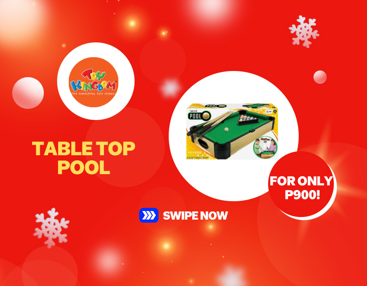 TOY KINGDOM I TABLE TOP POOL FOR ONLY P900!