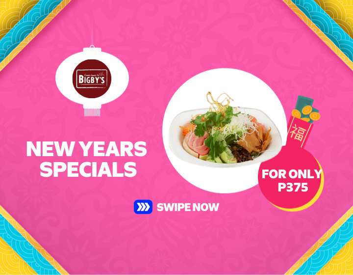 BIGBY'S I LO HEI SALAD FOR ONLY P375!