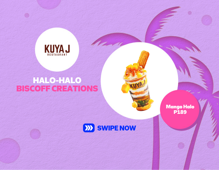 Enjoy the ALL NEW Mango Halo Biscoff Creation for only P189