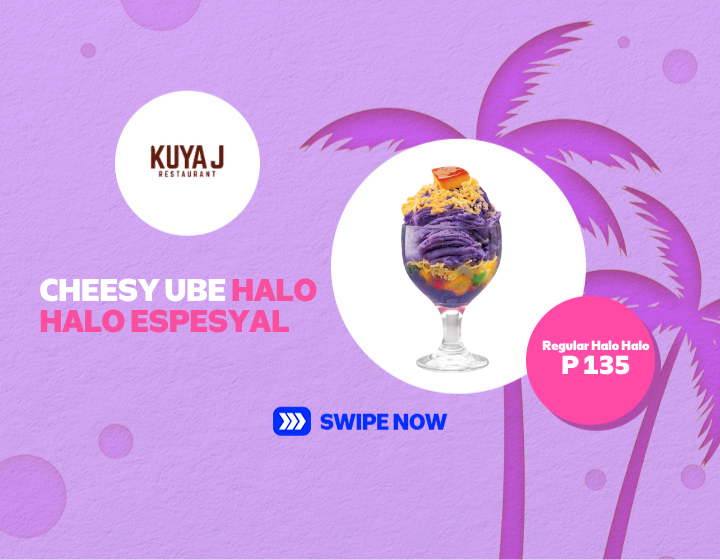 Cheesy Ube Halo Halo Espesyal 