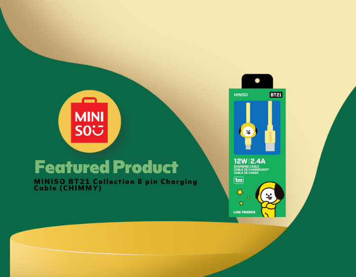  MINISO | BT21 Collection 8-pin Charging Cabl