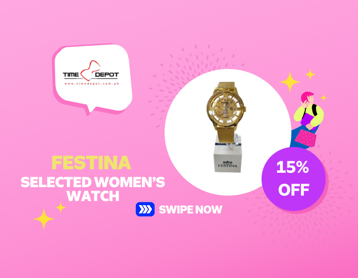 Time Depot Selected Festina Ladies Watch at 15% off 