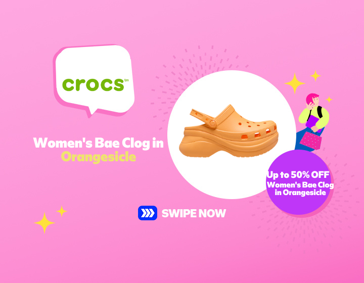 Crocs | Women's Bae Clog in Orangesicle